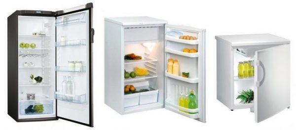 Виды холодильников