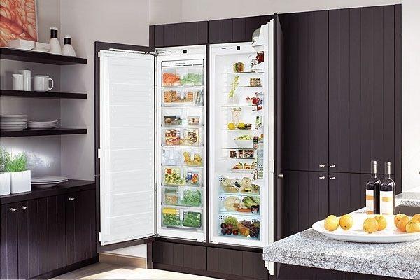 Встраеваемый холодильник Side by Side