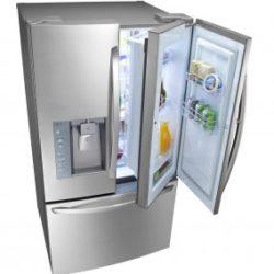 Как самостоятельно перевесить дверь холодильника