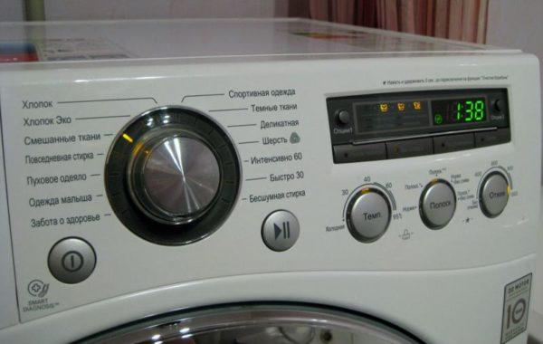  Дисплей стиральной машины LG F1081TD