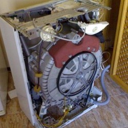 Снять водонагреватель стиральной машины индезит