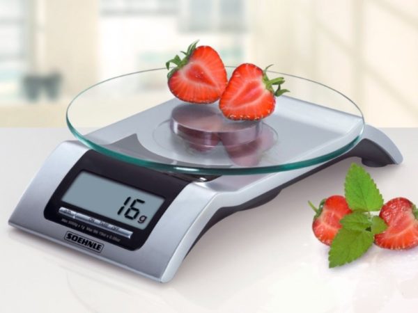 Электронная модель кухонных весов