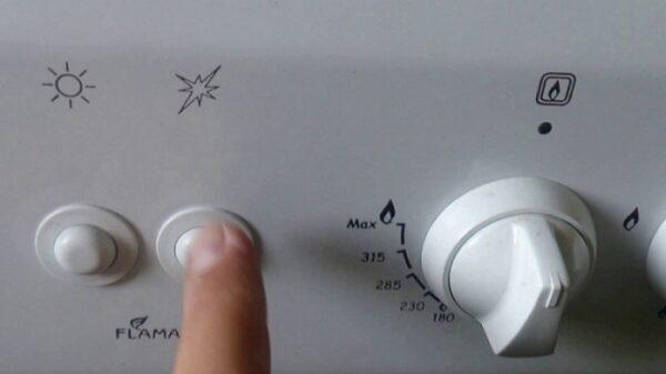 Кнопка электроподжига духовки
