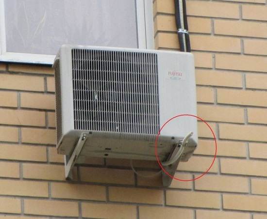 air conditioner drain pipe