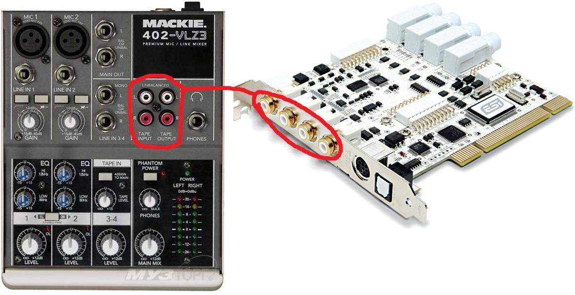 Микшер плюс звуковая карта