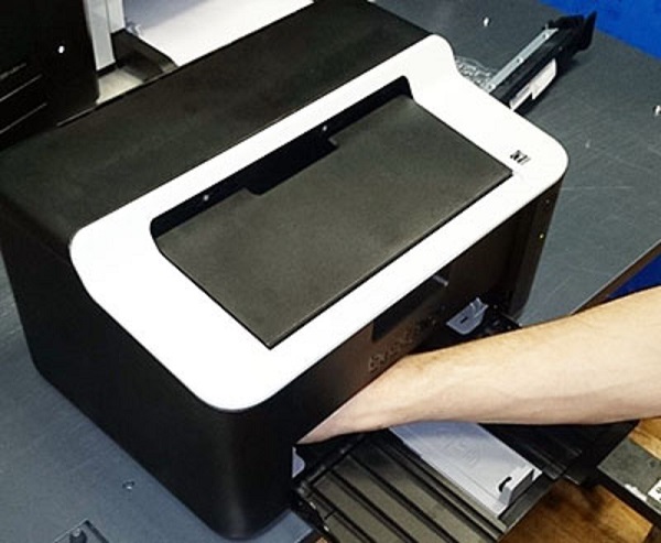 Открытие крышки принтера
