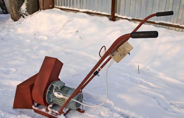 Устройство снегоуборочной машины