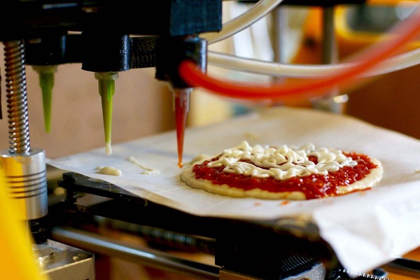 Пицца на 3д принтере