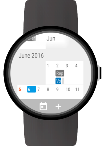 Calendar for Android Wear