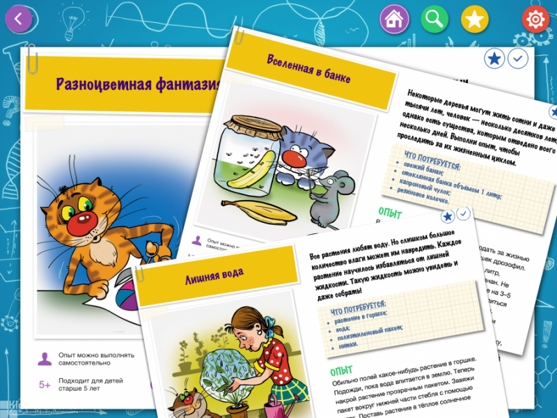 Приложение для школьных проектов