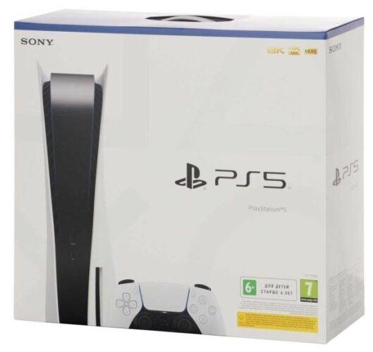 Sony PlayStation 5 825 Гб, белый