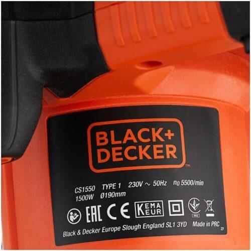 BLACK+DECKER CS1550, 1500 Вт