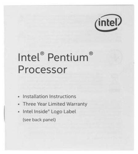 Intel Pentium Gold G5420, OEM
