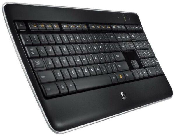 Logitech Wireless Illuminated Keyboard K800 Black USB