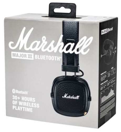 Marshall Major III Bluetooth, black