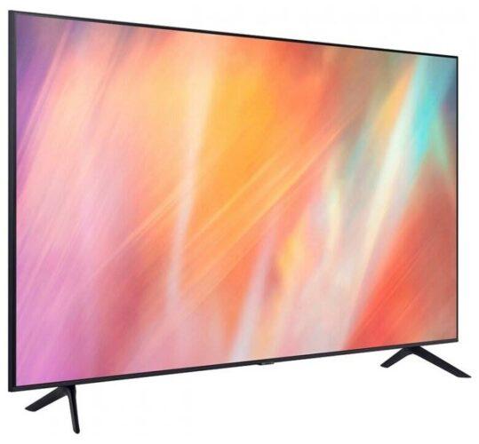 43" Телевизор Samsung UE43AU7100U LED, HDR (2021), черный
