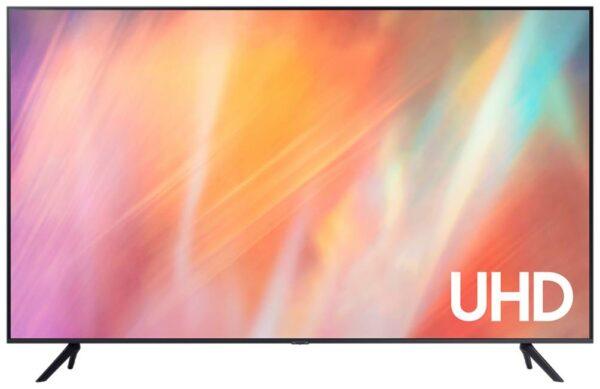 43" Телевизор Samsung UE43AU7100U LED, HDR (2021), черный