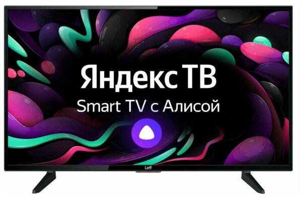 Leff 43F520T LED (2020) на платформе Яндекс.ТВ, черный