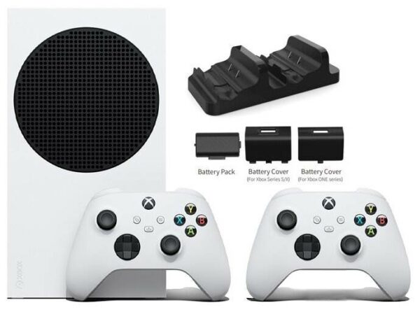 Microsoft Xbox Series S 512 ГБ SSD, белый/черный