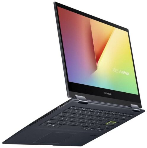14" Ноутбук ASUS Vivobook Flip 14 TM420UA-EC161T (1920x1080, AMD Ryzen 5 2.1 ГГц, RAM 8 ГБ, SSD 256 ГБ, Win10 Home), 90NB0U21-M000L0, черный
