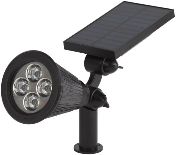 ЭРА Садовый светильник на солнечной батарее ERASP024-10 светодиодный, цвет арматуры: черный