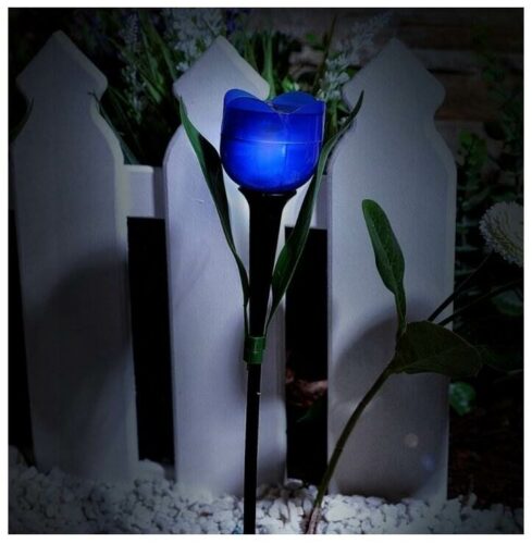 Uniel USL-C-453/PT305 Purple Tulip светодиодный, 0.06 Вт, цвет арматуры: черный, цвет плафона фиолетовый, 1 шт.