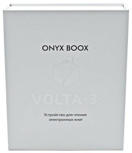 6" Электронная книга ONYX BOOX Volta 3 8 ГБ - продолжительность автономной работы: 8000 стр.