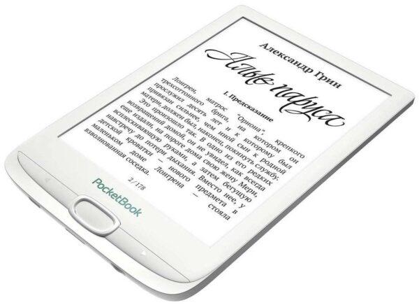 6" Электронная книга PocketBook 606 8 ГБ - размеры: 116x163x8.4 мм, вес: 160 г