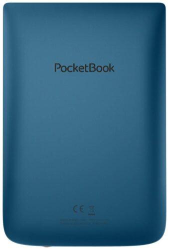 6" Электронная книга PocketBook 632 Aqua 16 ГБ - конструктивные особенности: влагозащита, встроенная подсветка, кнопки листания, сенсорный дисплей