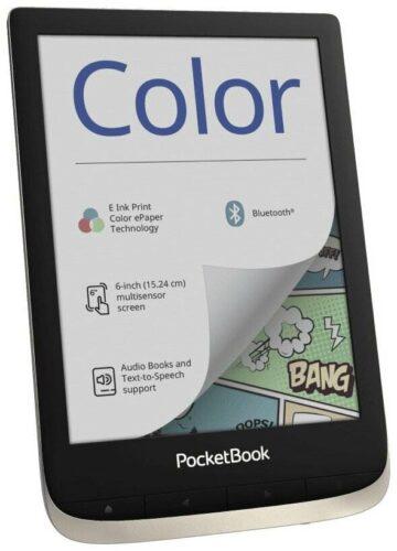 6" Электронная книга PocketBook 633 Color - размеры: 115x174x9 мм, вес: 170 г