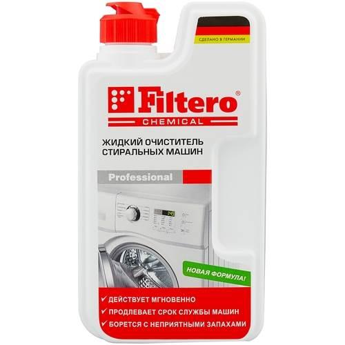Filtero Жидкий очиститель - эффект: устранение известкового налета, устранение неприятных запахов
