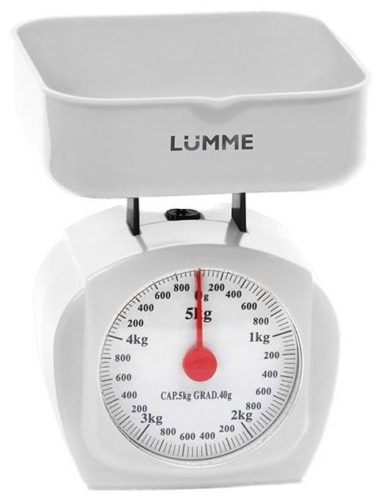 Кухонные весы LUMME LU-1302 - единицы измерения: кг