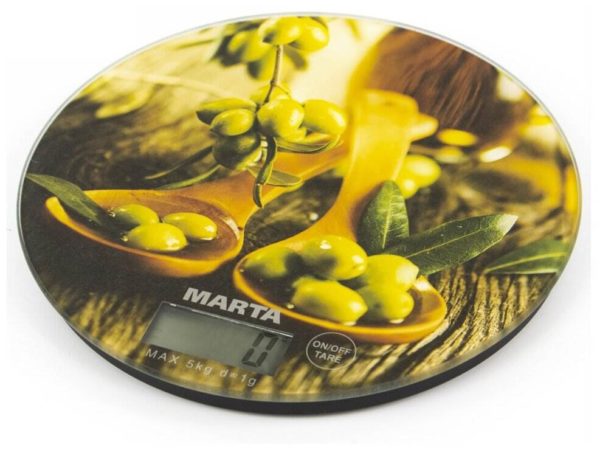 Кухонные весы MARTA MT-1635 - материал корпуса: пластик