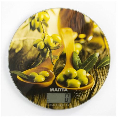 Кухонные весы MARTA MT-1635 - материал чаши: пластик
