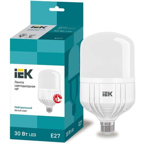 Лампа светодиодная IEK LLE-230-40, E27, HP, 30Вт - тип цоколя: E27