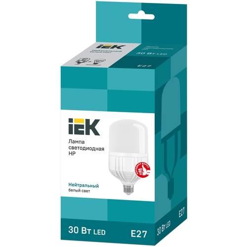 Лампа светодиодная IEK LLE-230-40, E27, HP, 30Вт - цветовая температура: 4000 К