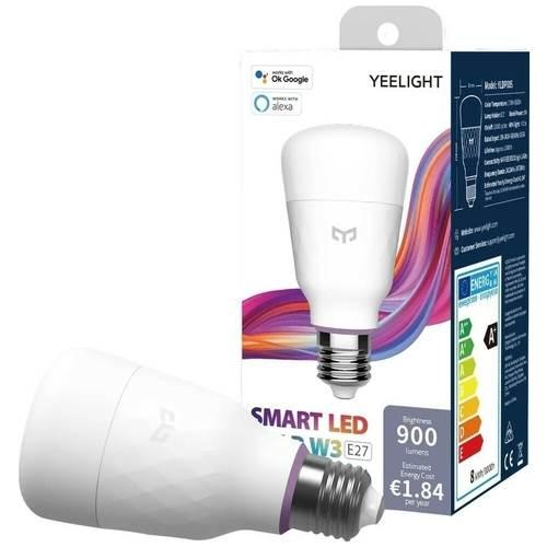 Лампа светодиодная Yeelight Smart LED Bulb W3 (YLDP005), E27, A60, 8Вт - световой поток: 900 лм