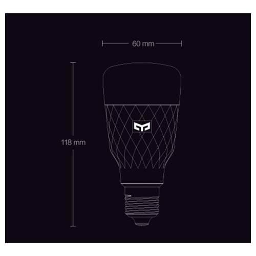 Лампа светодиодная Yeelight Smart LED Bulb W3 (YLDP005), E27, A60, 8Вт - экосистема: Amazon Alexa, Google Home, IFTTT, Умный дом МТС, Умный дом Яндекса