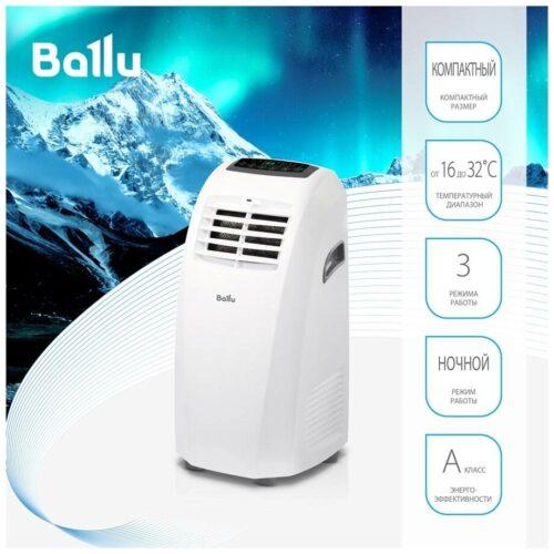 Мобильный кондиционер Ballu BPAC-09 CP_22Y - фильтры: антибактериальный, дезодорирующий, плазменный