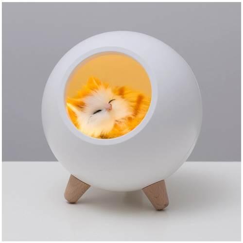 Ночник ROXY-KIDS My little pet house Домик для котенка (R-NL0026) светодиодный, 1.2 Вт - управление: диммер