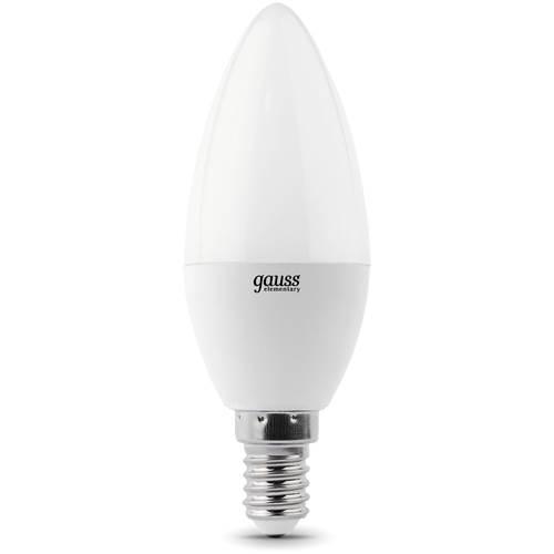 Упаковка светодиодных ламп 3 шт. gauss 33127T, E14, 7Вт - мощность: 7 Вт