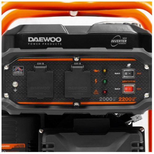 Бензиновый генератор Daewoo Power Products GDA 2600i, (2200 Вт) - запуск: ручной