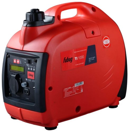 Бензиновый генератор Fubag TI 1000 (838978), (1000 Вт) - максимальная мощность: 1000 Вт