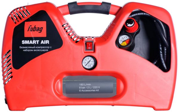 Компрессор безмасляный Fubag Smart Air, 2 л, 1.1 кВт - давление 8 бар