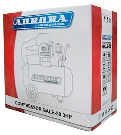 Компрессор масляный Aurora GALE-50, 50 л, 2.2 кВт - размеры (ШxВxГ) 76.50x34x71.50 см