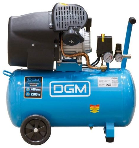 Компрессор масляный DGM AC-254, 50 л, 2.2 кВт - поршневой компрессор