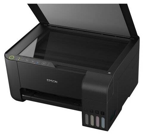 МФУ струйное Epson L3150, цветн., A4 - особенности: печать без полей, печать фотографий, система непрерывной подачи чернил (СНПЧ)