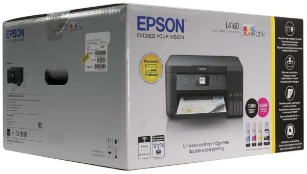МФУ струйное Epson L4160, цветн., A4