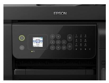 МФУ струйное Epson L5190, цветн., A4 - особенности: печать без полей, печать фотографий, система непрерывной подачи чернил (СНПЧ)