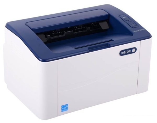 Принтер лазерный Xerox Phaser 3020BI, ч/б, A4 - назначение: для небольшого офиса